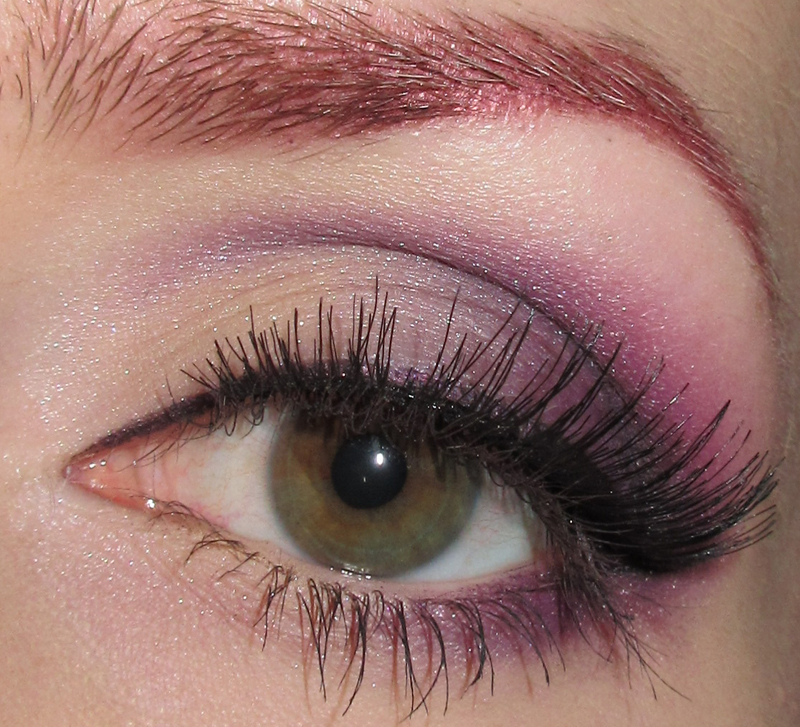 Purple Pink Eye Makeup Glitter Is My Crack Soft Purple And Pink Eye Makeup Look