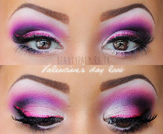 Purple Pink Eye Makeup Party Pink And Pretty Purple Eye Makeup Tutorial I Love Cute Makeup