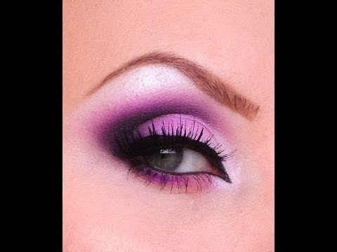 Purple Pink Eye Makeup Pink And Purple Makeup Tutorial Youtube