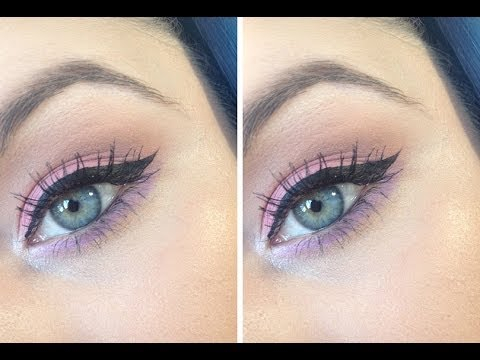 Purple Pink Eye Makeup Spring Pink Purple Pastel Eye Makeup Tutorial 2014 Youtube