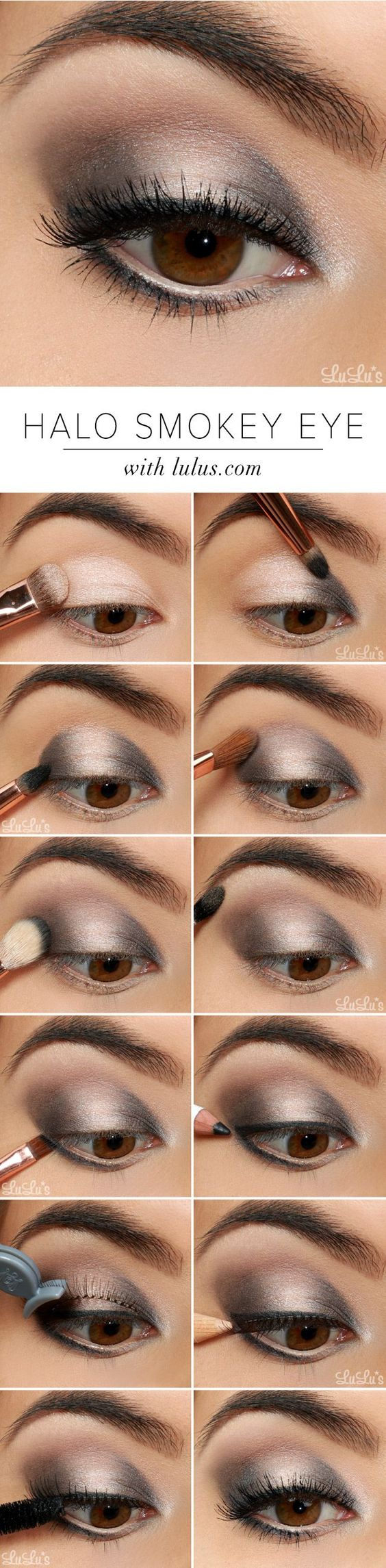 Quick Eye Makeup Tutorial 10 Quick Easy Step Step Smokey Eye Makeup Tutorials 2019