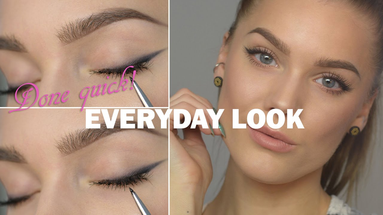 Quick Eye Makeup Tutorial Done Quick Everyday Look Linda Hallberg Makeup Tutorials Youtube