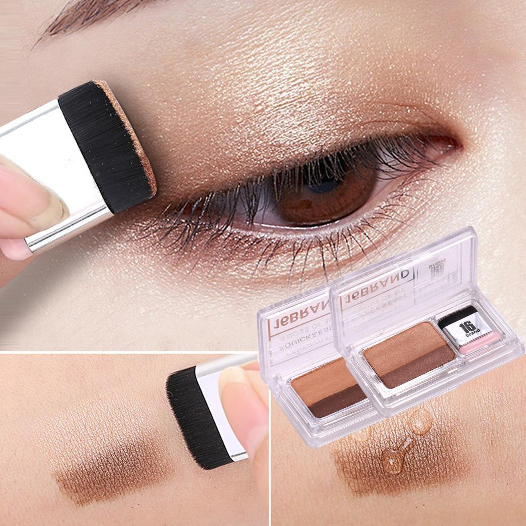 Shimmery Eye Makeup Lazy Eyeshadow Powder Double Layer Elegant Matte Eye Shadow