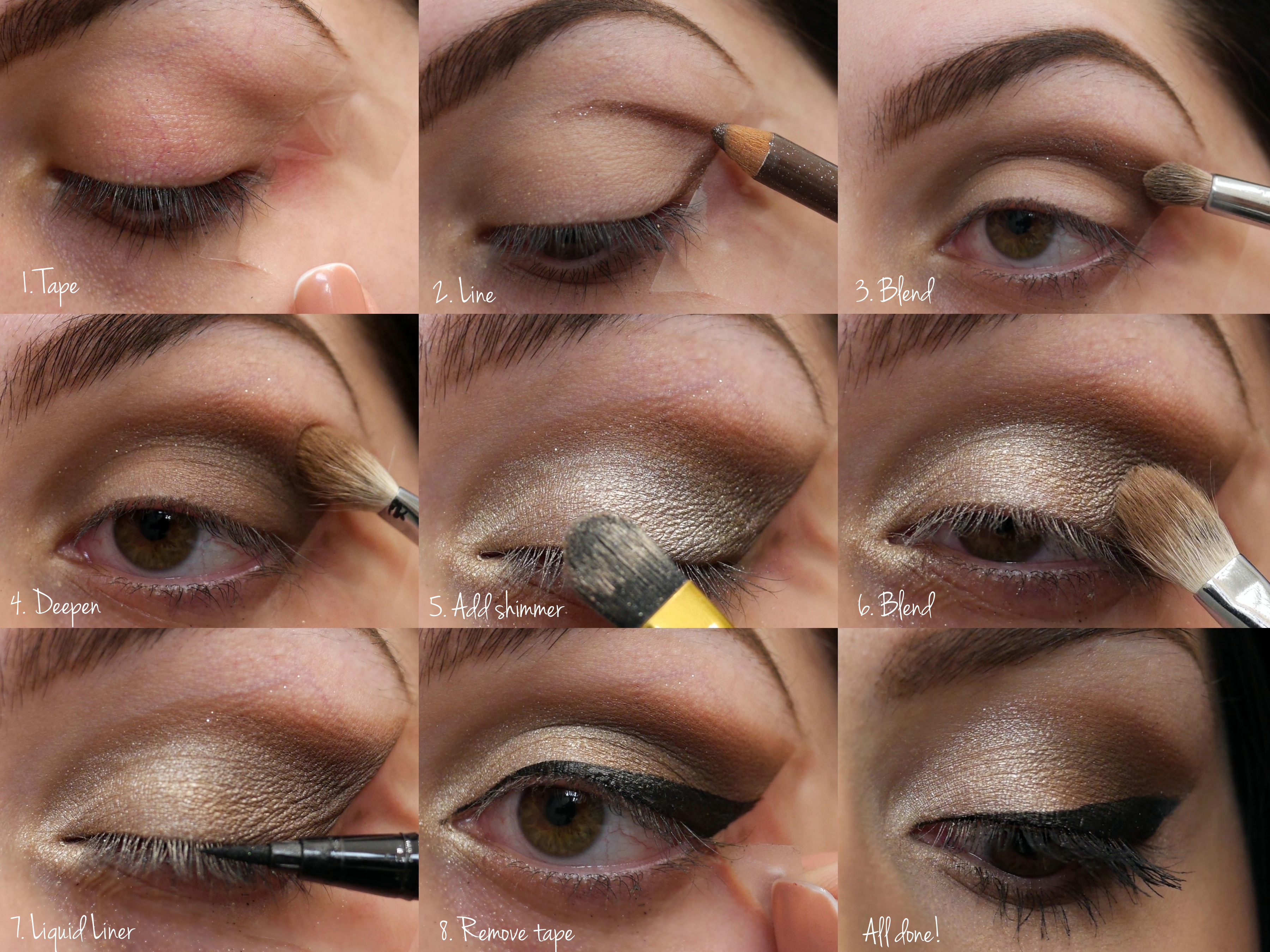 Shimmery Eye Makeup Shimmer Eyeshadow Tutorial With Stila Mac Raincoates Beauty