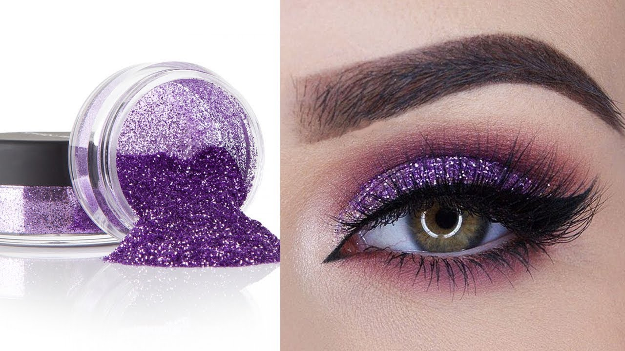 Shiny Eye Makeup Glitter Eyeshadow For Party Perfect Eye Makeup Tutorial For