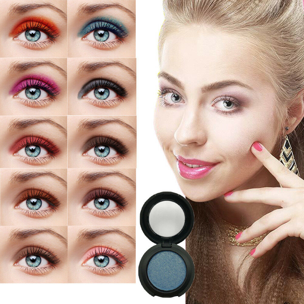 Shiny Eye Makeup Shiny Glitter Powder Eye Shadow Makeup Pearl Metallic Eyeshadow