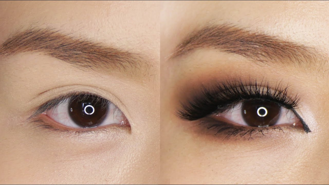 Simple Korean Eye Makeup Smokey Eye Makeup For Hooded Or Asian Eyes Youtube