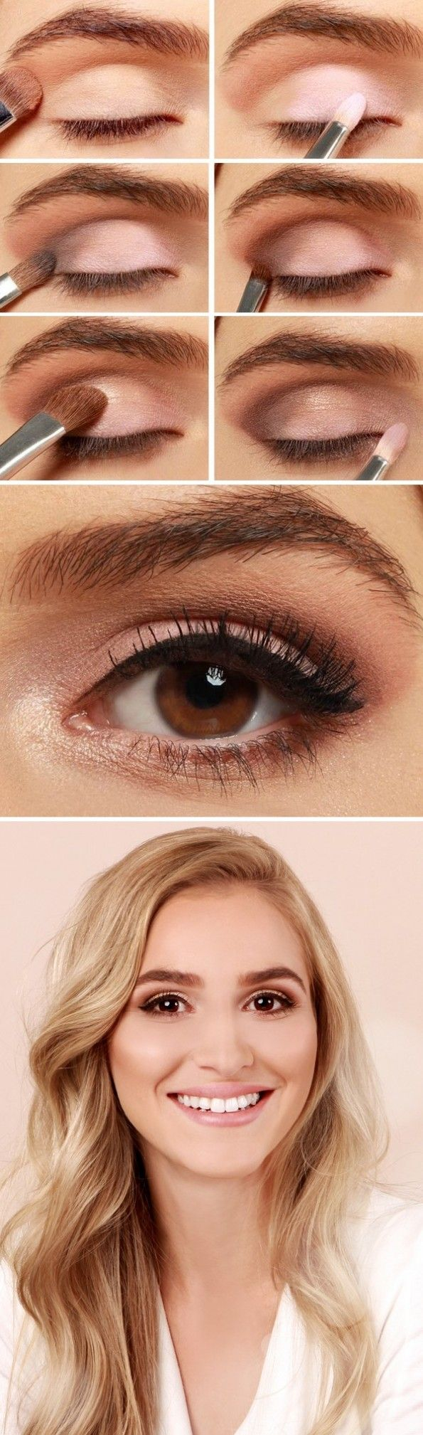 Simple Pink Eye Makeup 27 Pretty Makeup Tutorials For Brown Eyes Styles Weekly
