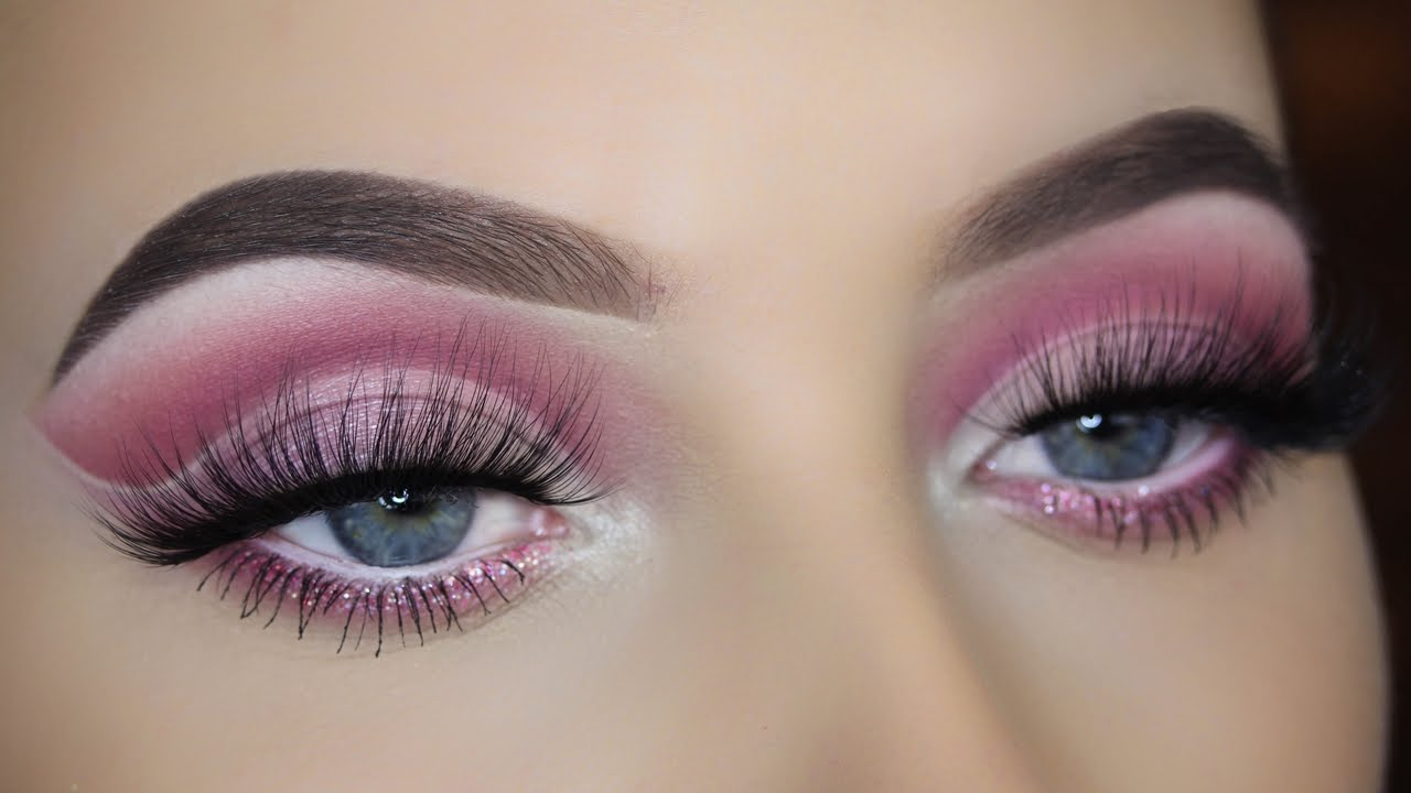 Simple Pink Eye Makeup Pink Cut Crease Eye Makeup Tutorial Youtube