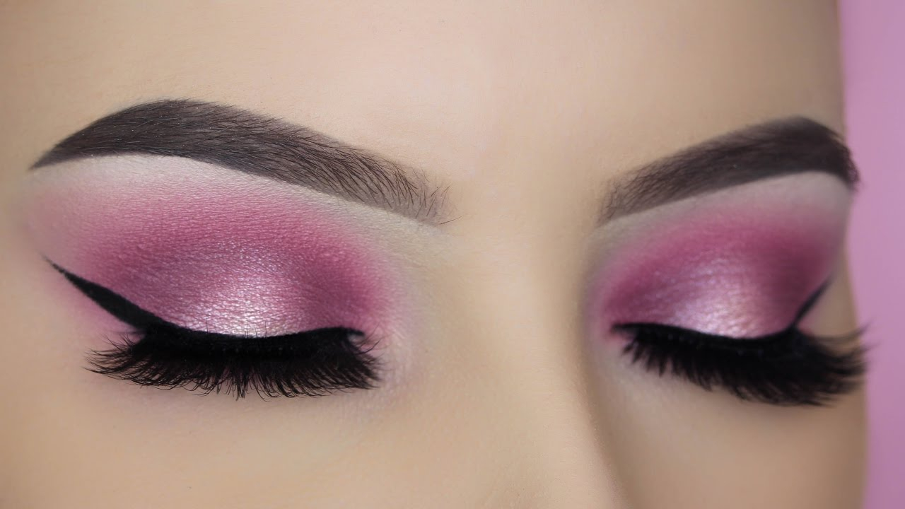 Simple Pink Eye Makeup Pink Halo Eye Makeup Tutorial Youtube