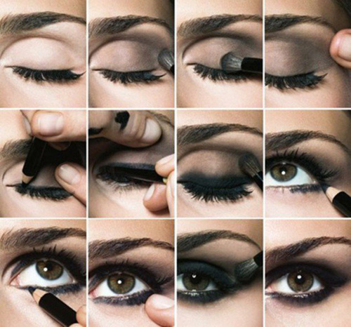 Smokey Eye Makeup For Black Dress How To Do Smokey Eye Makeup Top 10 Tutorial Pictures For 2019