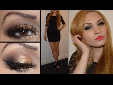 Smokey Eye Makeup For Black Dress Prom 2015 Makeup For Black Dress Drugstore Full Face Tutorial