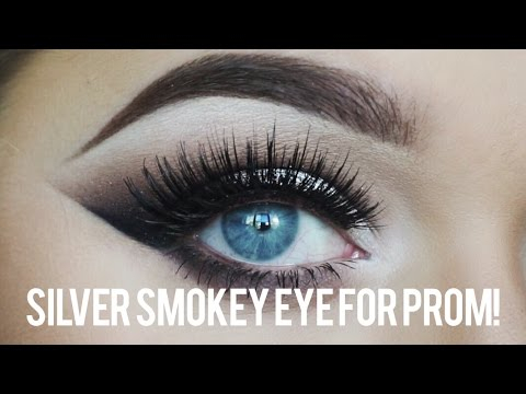 Smokey Eye Prom Makeup Prom Make Up Tutorial Silver Smokey Eye Rachel Leary Youtube