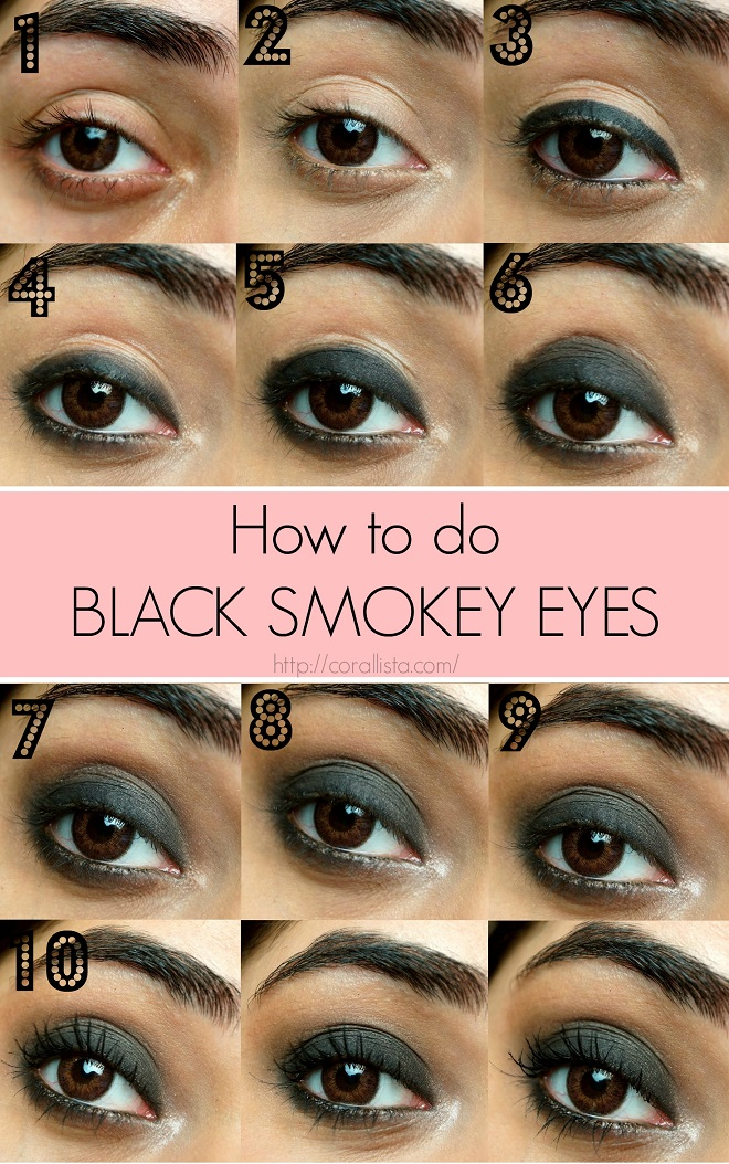 Smokey Eyes Makeup Black Black Smokey Eye Makeup Corallista