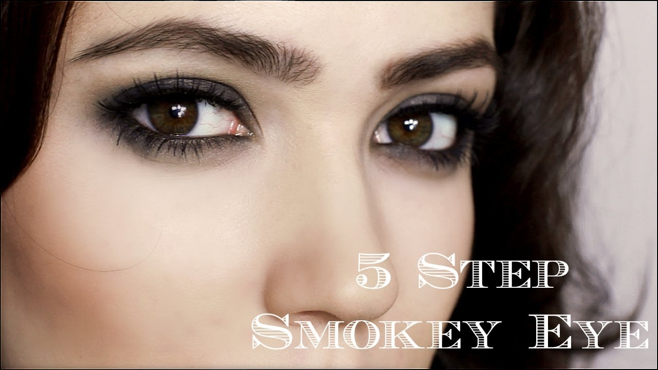 Smokey Under Eye Makeup Dramatic Smokey Eye 5 Steps Makeup Tutorial Youtube