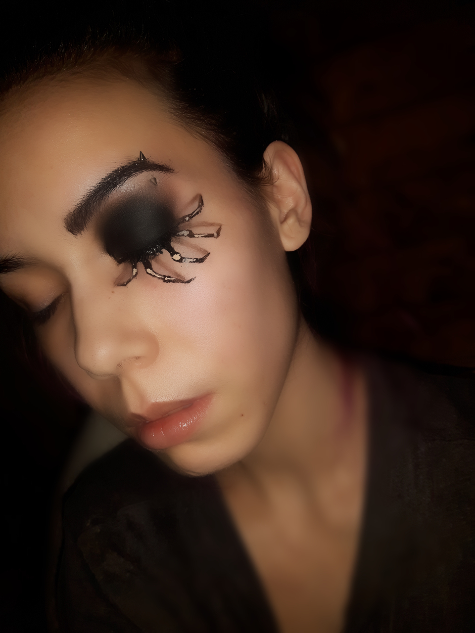 Spider Eye Makeup 3d Spider Eye Makeup Halloween Look 3 Candeeglam