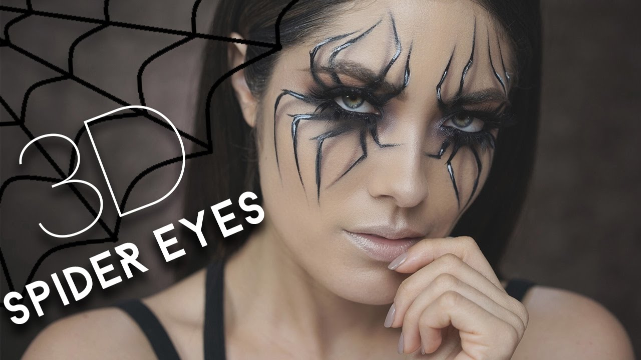 Spider Eye Makeup 3d Spider Eyes Halloween Tutorial Melissa Alatorre Youtube
