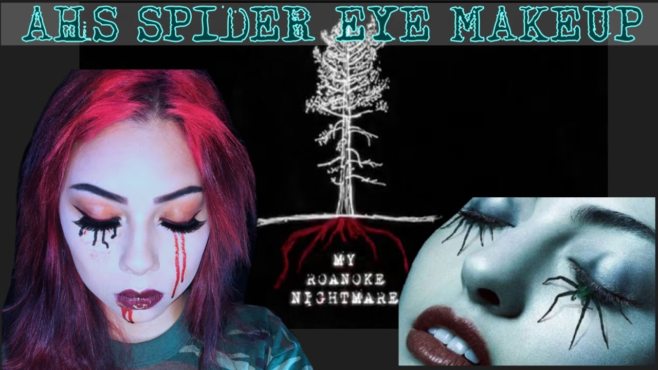 Spider Eye Makeup American Horror Story Spider Eye Makeup Youtube
