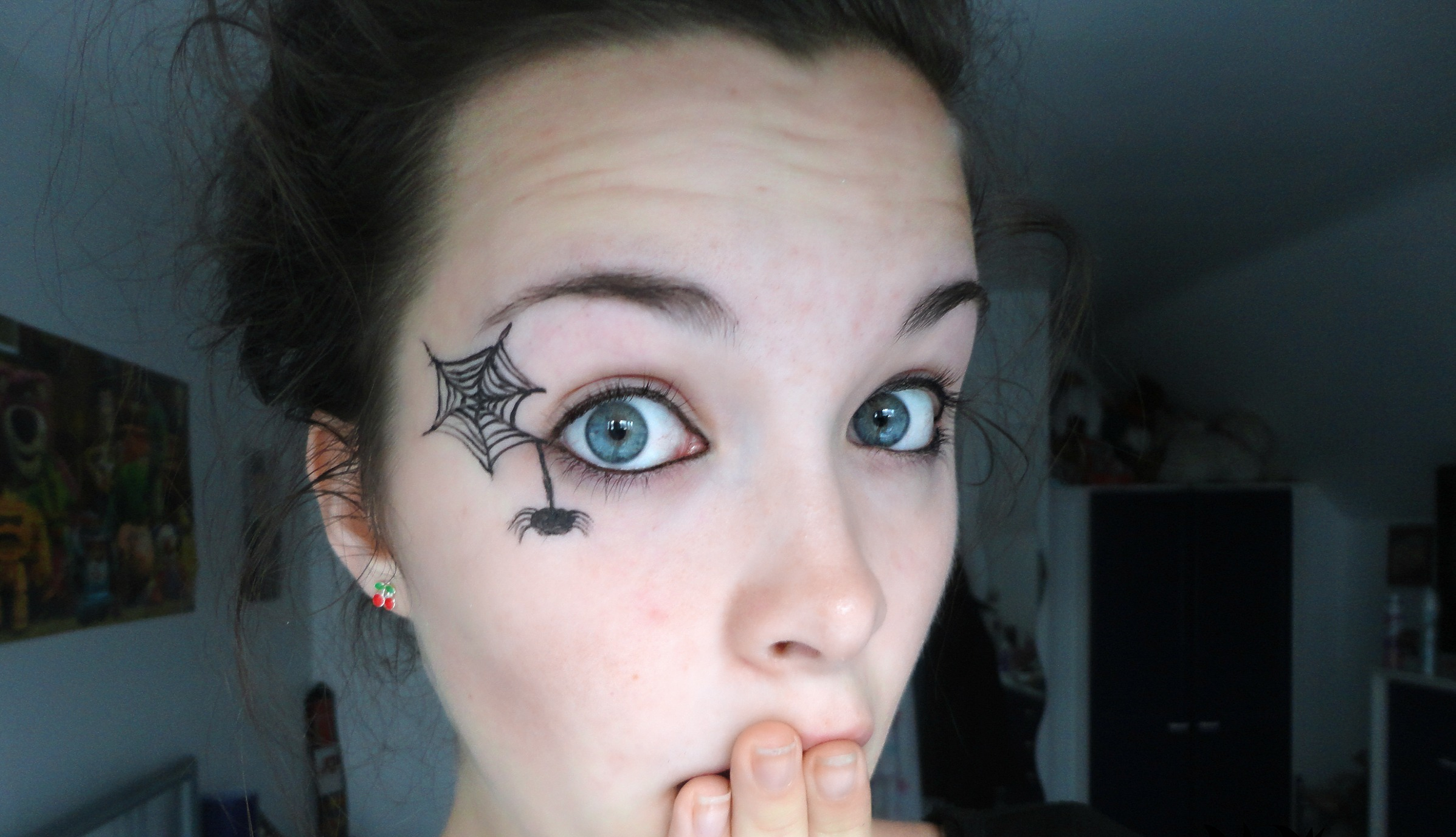 Spiderweb Eye Makeup 20 Spider Halloween Makeup Ideas Flawssy