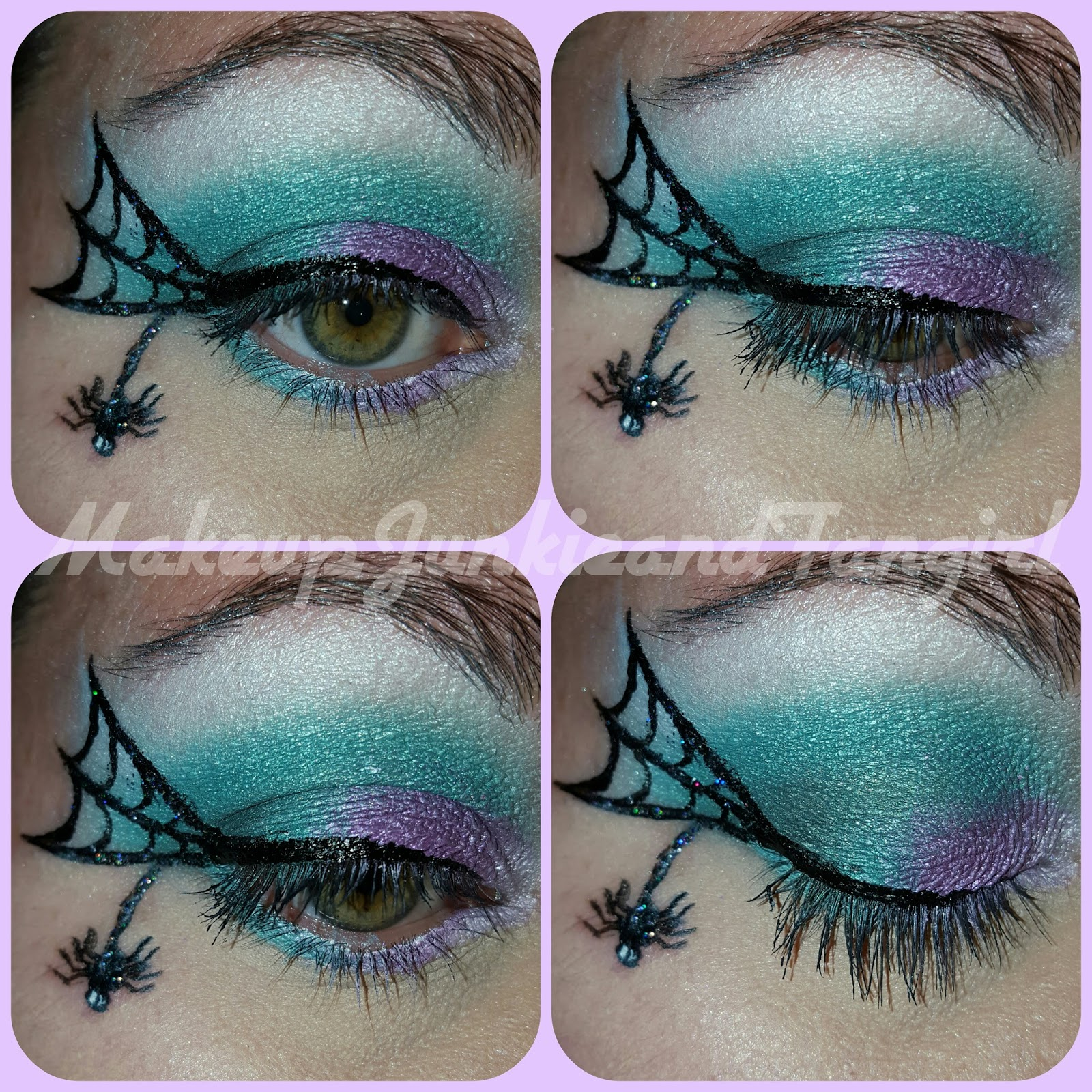 Spiderweb Eye Makeup Makeup Junkie And Fangirl Halloween Witch Spider Web Eye Look