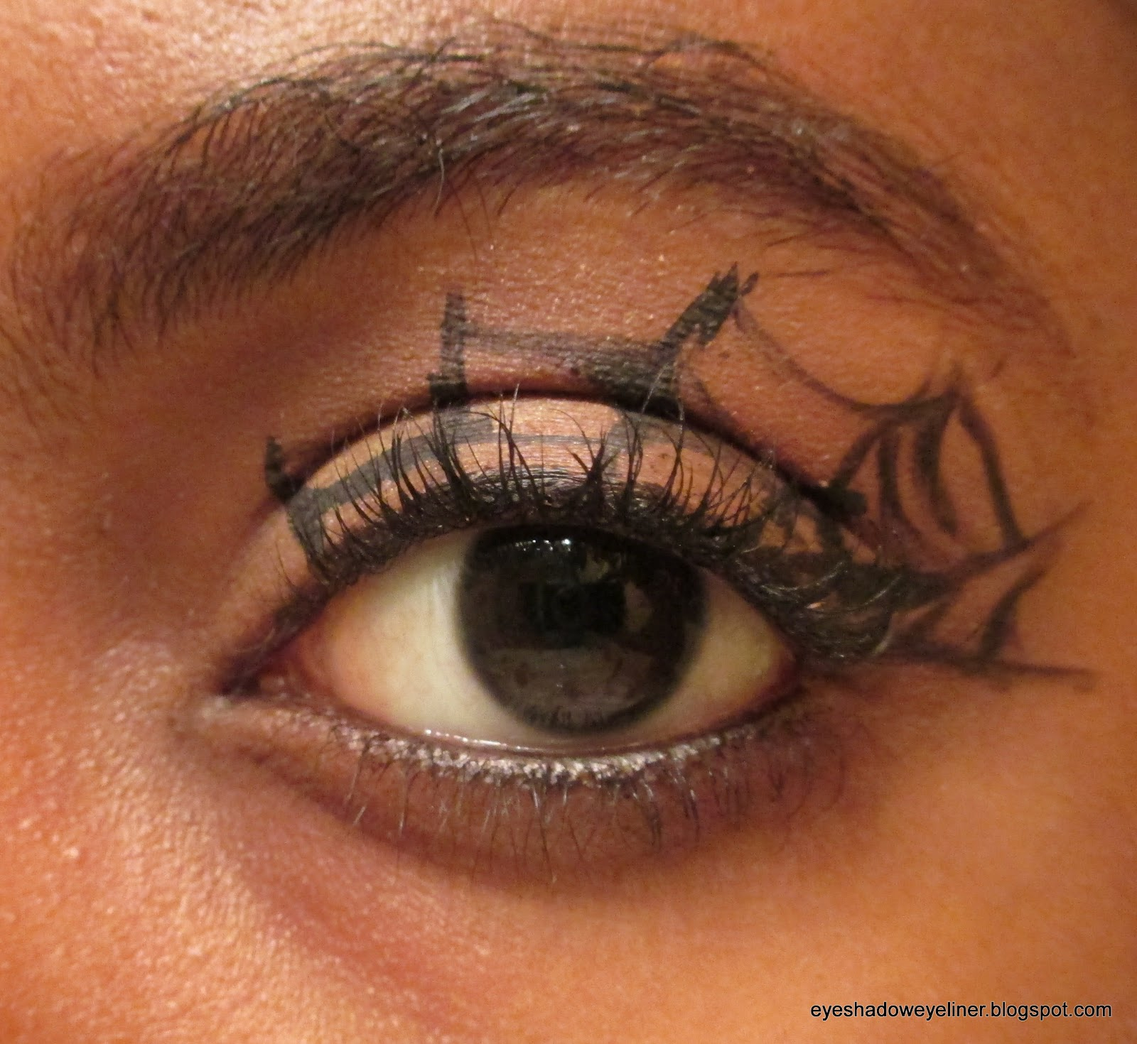 Spiderweb Eye Makeup Spider Web Eye Makeup