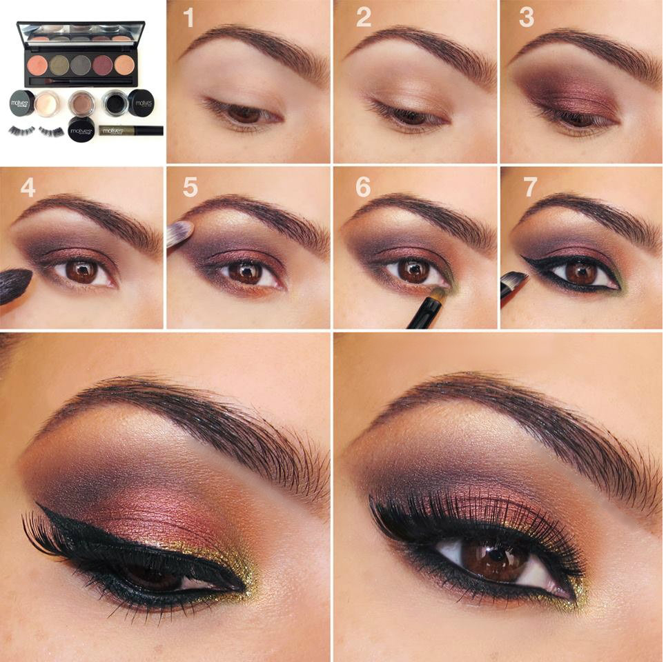 Steps Of Doing Eye Makeup 20 Simple Easy Step Step Eyeshadow Tutorials For Beginners Her