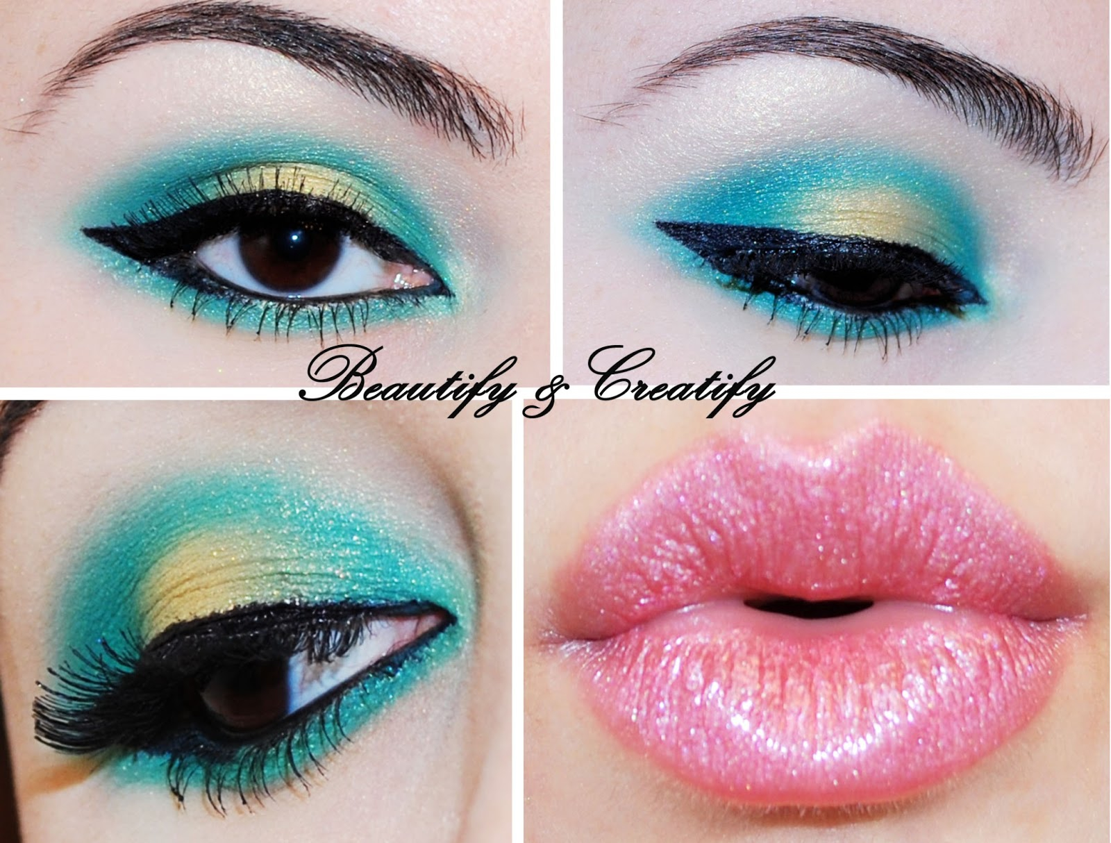 Turquoise Eye Makeup Romantic Turquoise Eye Makeup Tutorial Georgette Musely