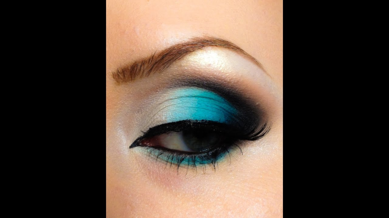 Turquoise Eye Makeup Turquoise Makeup Look Tutorial Youtube