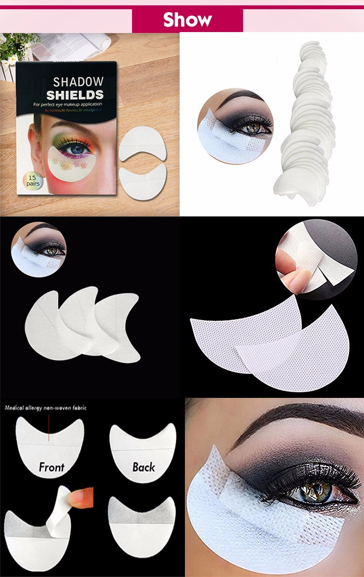 Under Eye Stickers For Makeup Makeup Tool Shadow Shields White Eyelash Pad Under Eye Stickers