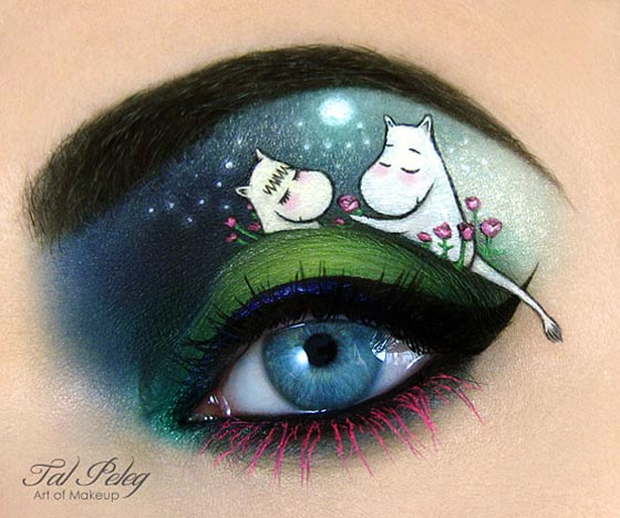 Unusual Eye Makeup Creative And Unusual Eye Makeup Art Tal Peleg Design Swan