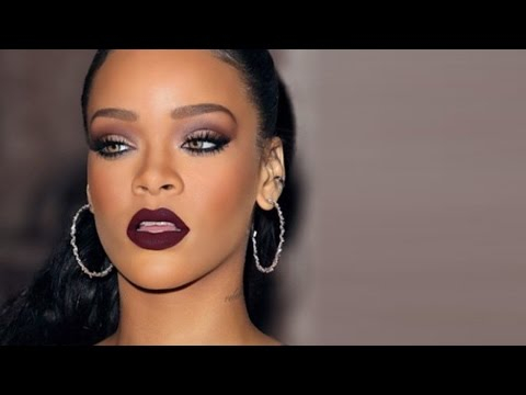 Vampy Eye Makeup Sexy Vampy Rihanna Makeup Black Cherry Lips Burgundy Smokey