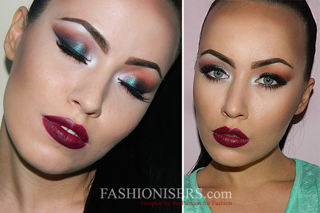 Vampy Eye Makeup Vampy Party Makeup Tutorial For New Years Eve Fashionisers