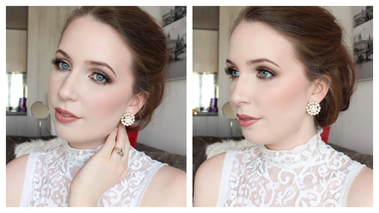 Wedding Makeup Looks For Brunettes With Brown Eyes Bridal Makeup For Blue Eyes Arna Alayne Collab W Hannah Carson