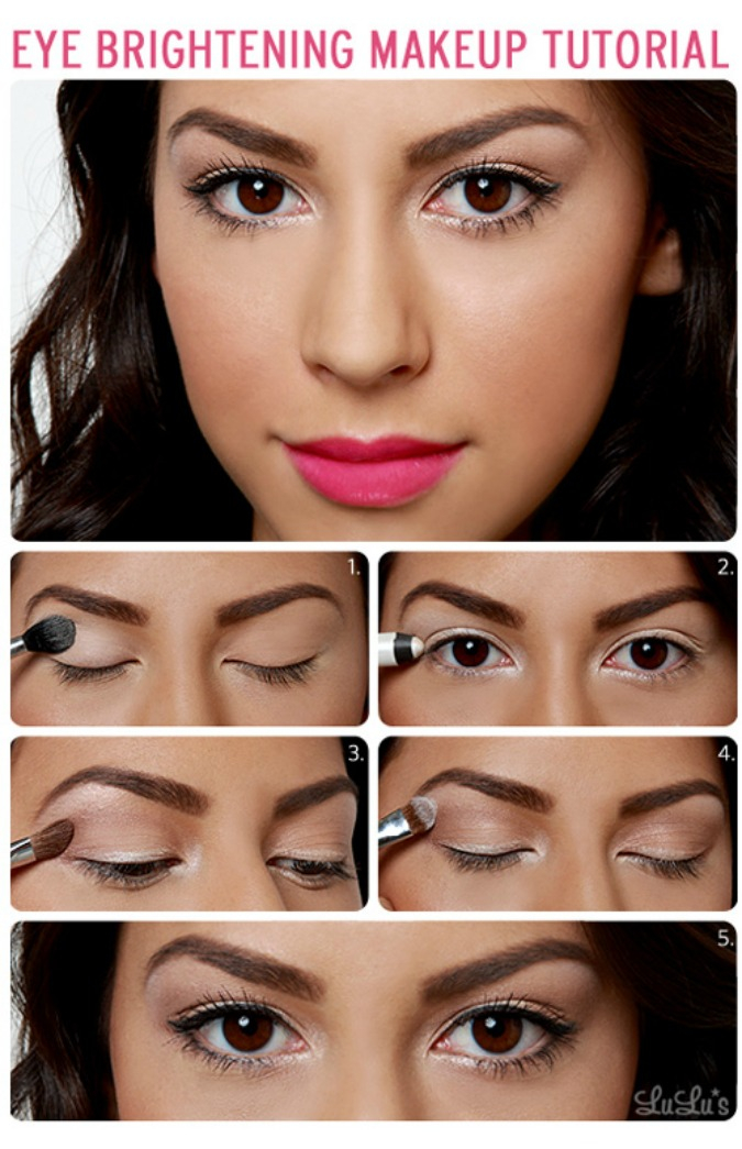 White Corner Eye Makeup How To Brighten Eyes Beauty Tutorial