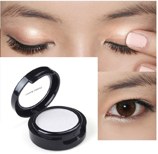White Corner Eye Makeup Pigment Sparkly Makeup Highlighter White Eyeshadow Cosmetics Eye
