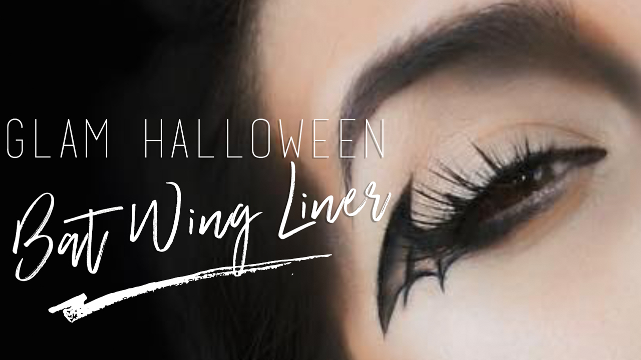 Wing Eye Makeup Tutorial Bat Wing Eyeliner Tutorial Easy Halloween Makeup Videomakeup
