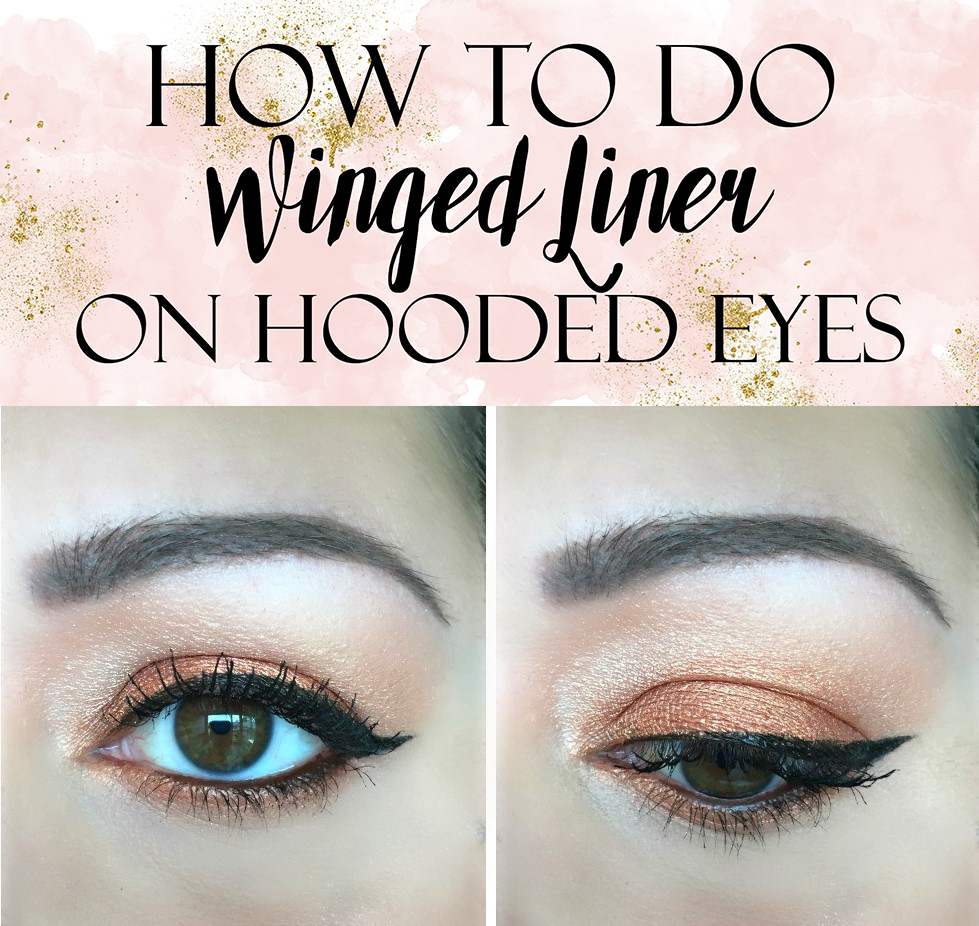 Wing Eye Makeup Tutorial How To Apply Winged Liner On Hooded Eyes Tutorial