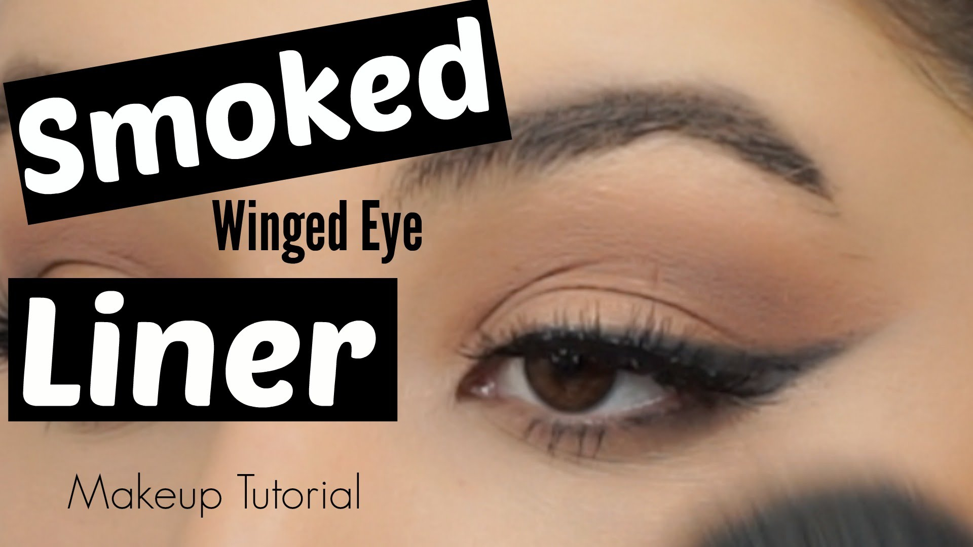 Wing Eye Makeup Tutorial Kylie Jenner Inspired Smoked Winged Eye Liner Makeup Tutorial Leah