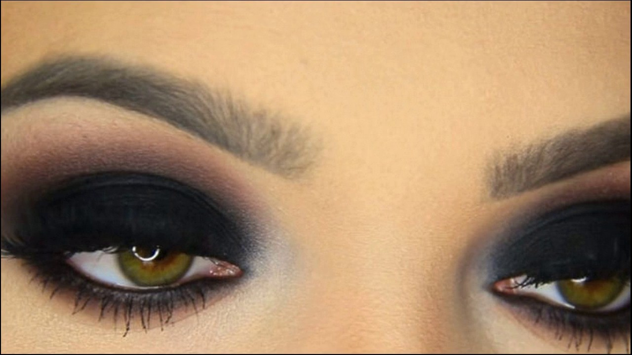 Yellow And Black Eye Makeup Classic Black Smokey Eye Makeup For Hazel Eyes Pop How To Make At
