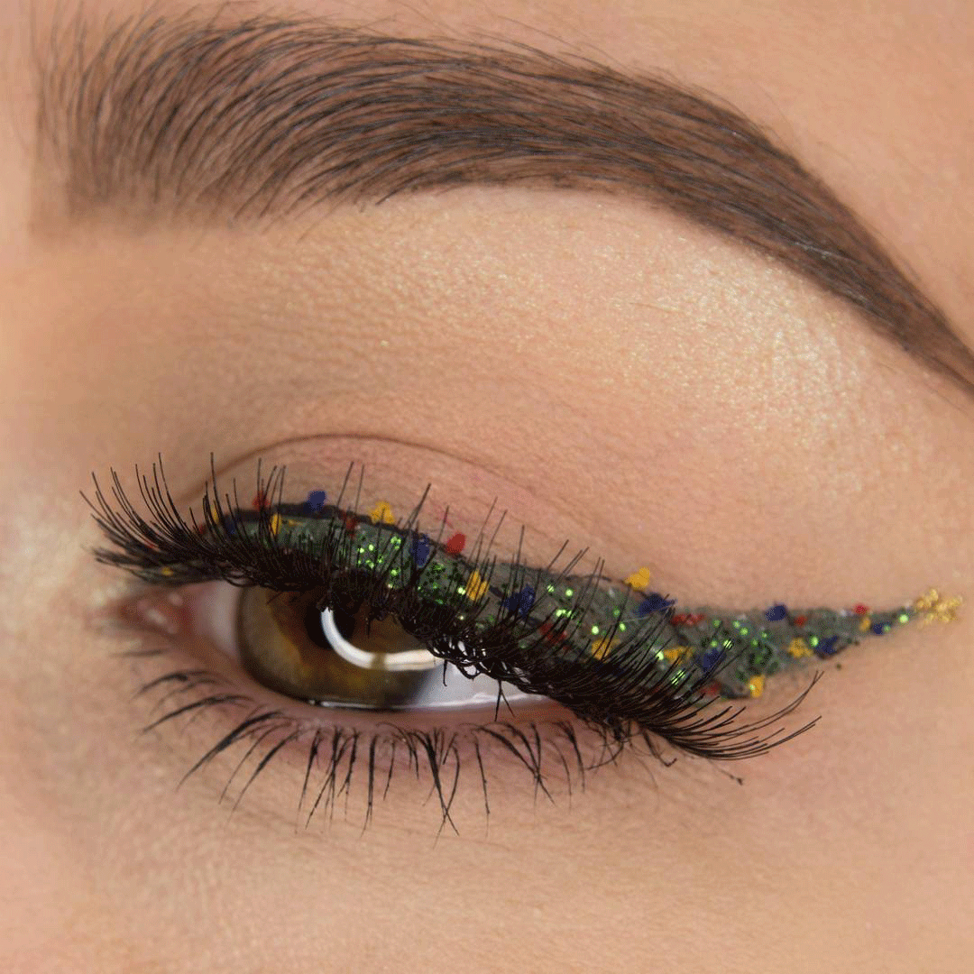 Yellow And Black Eye Makeup Your Ultimate Holiday Eyeliner Inspiration Courtesy Of Instagram
